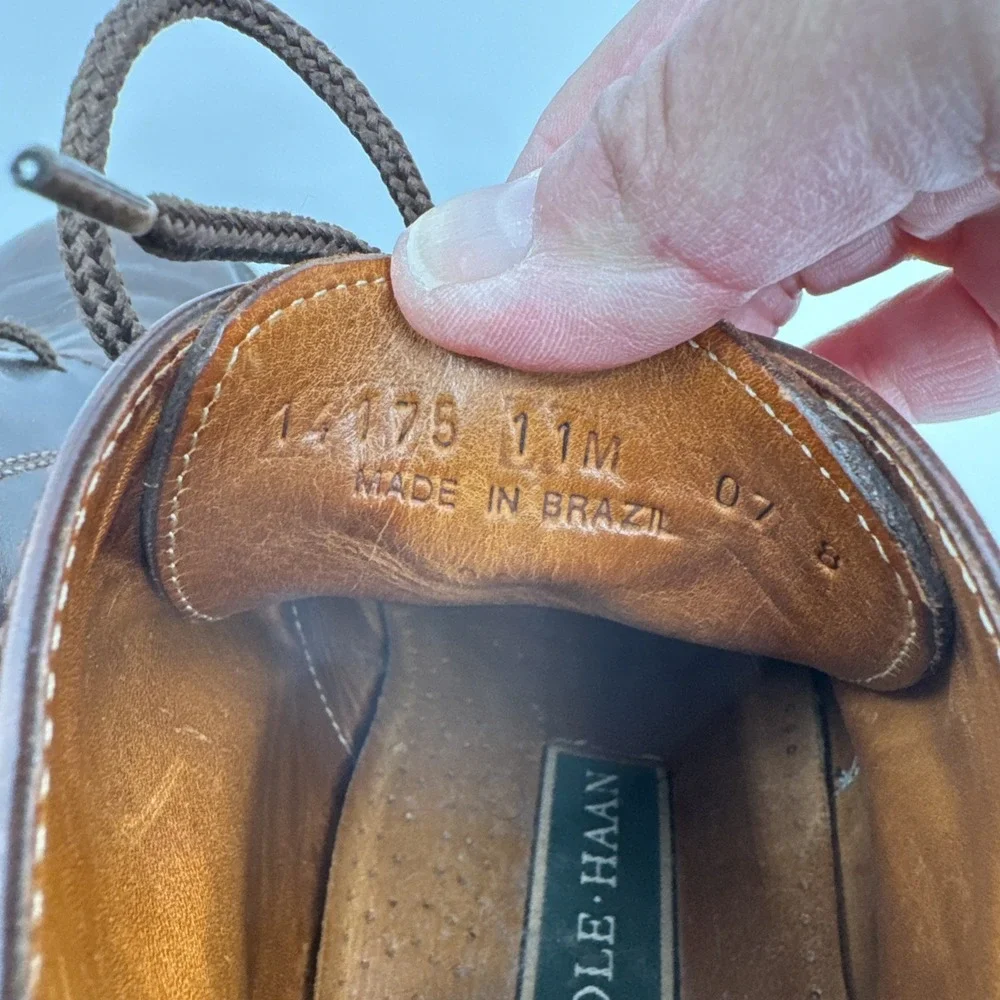 Cole Haan Mens‎ Chucka Leather Boots Size 11M Quality Leather Brazil